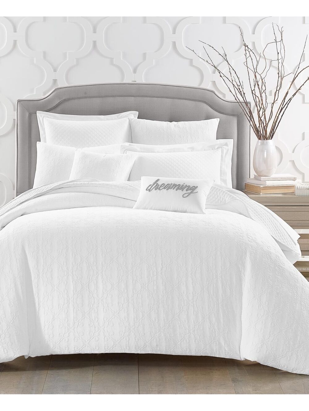 #23 Club Damask Designs Woven Tile 3-Pc. Comforter Set King